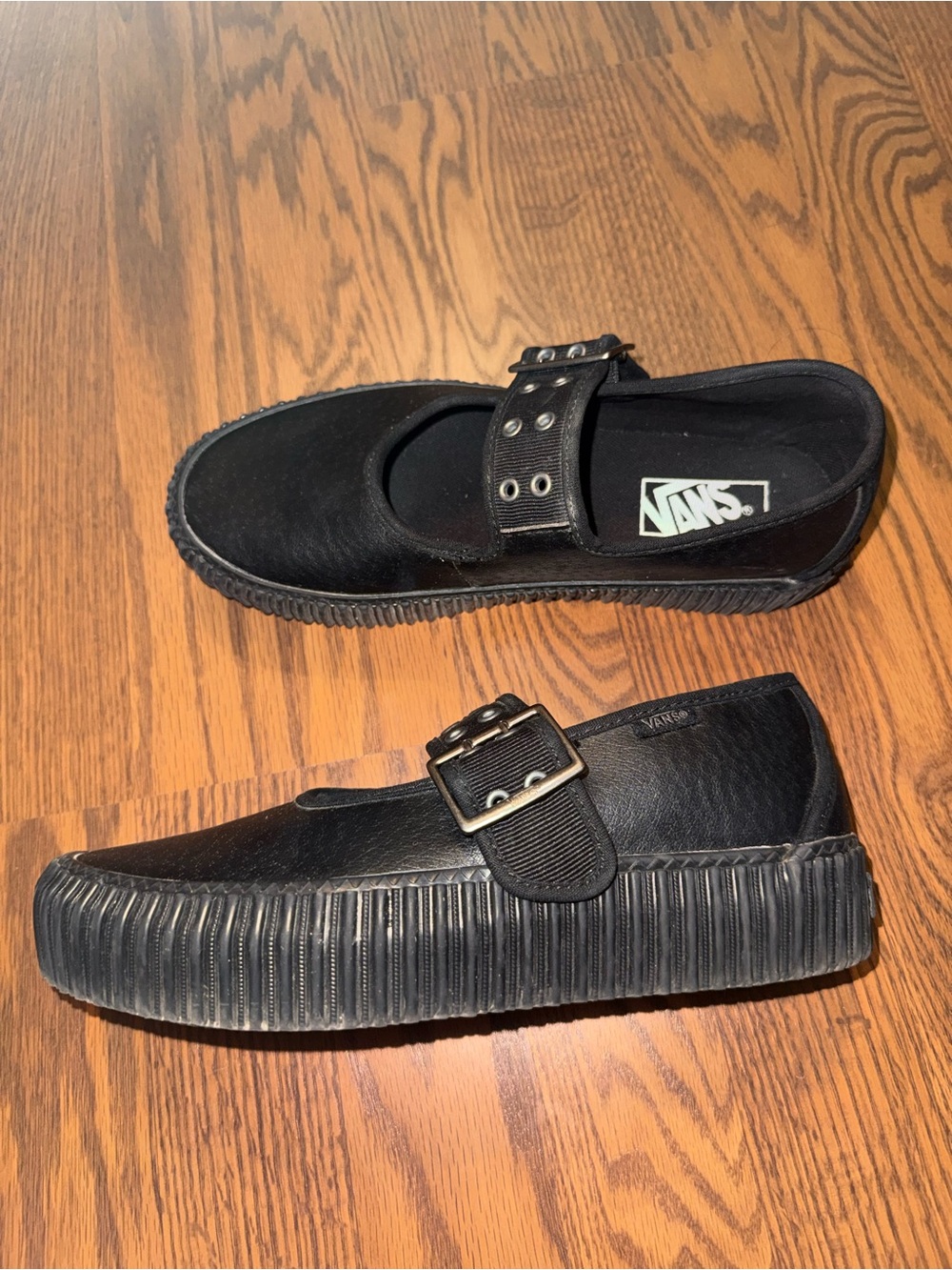 Vans Creeper Black Mary Jane Shoes